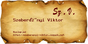 Szeberényi Viktor névjegykártya